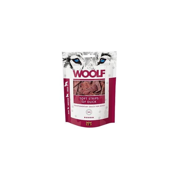 Przysmak dla psów Brit Woolf Soft Strips of Duck 100g