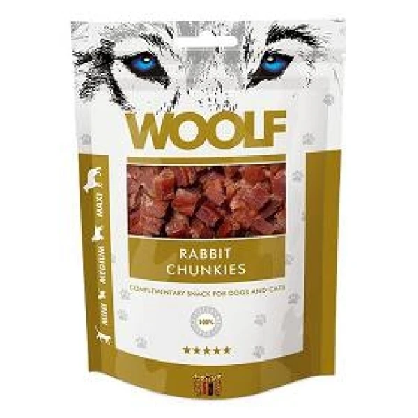Przysmak dla psów Brit Woolf Rabbit Chunkies 100g