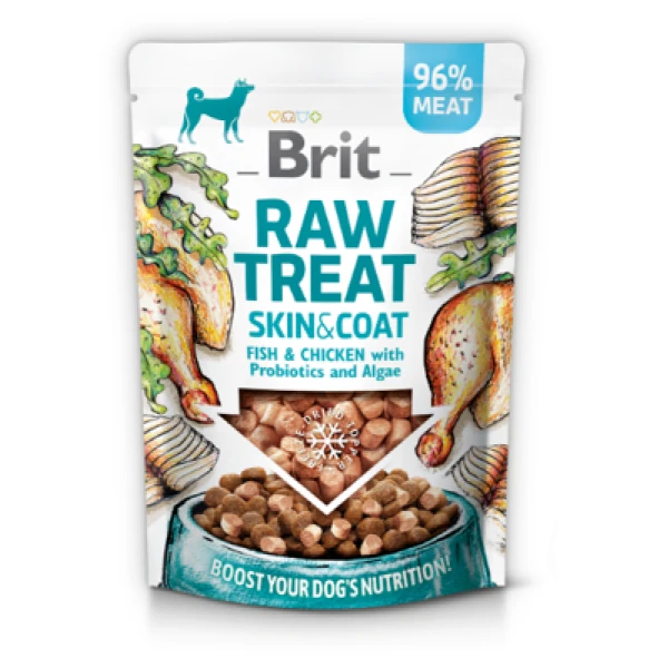 Przysmak dla psów BRIT CARE Dog Raw Treat Skin & Coat Fish 