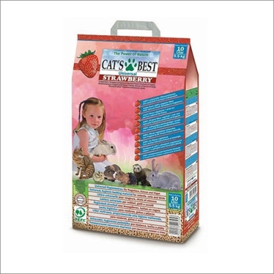 Żwirek dla kota i gryzoni  Cat's Best  Universal Strawberry 10L