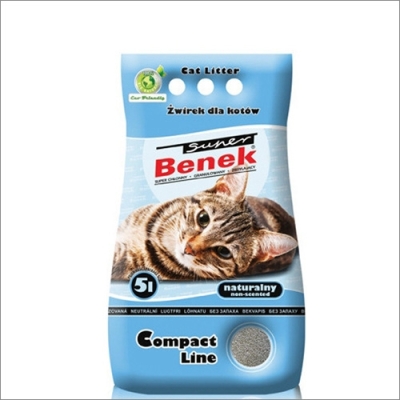 Żwirek dla kota Benek Super Comp  /Niebieski/ 5l, 10l, 25l