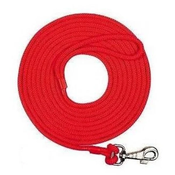 Chaba Smycz treningowa linka dla psa rozm. 10mm/5m kolor cze