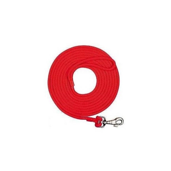 Chaba Smycz treningowa linka dla psa rozm. 8mm/5m kolor czer