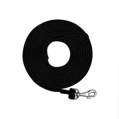 Chaba Smycz treningowa linka dla psa rozm. 8mm/20m kolor czarna