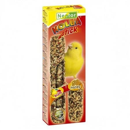 NESTOR Kolba 2w1 Miodowo-Owocowa Dla Kanarka 2szt