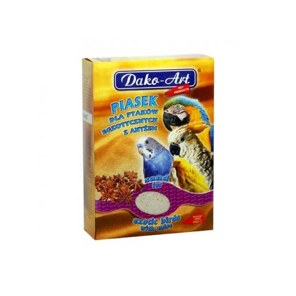 DAKO-ART Piasek Anyżowy Dla Ptaków Egzotycznych 1,5kg