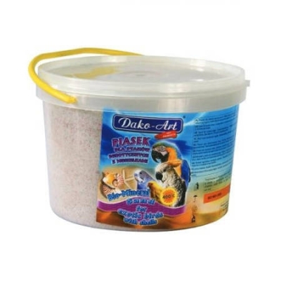 DAKO-ART Piasek Mineralny Dla Ptaków Egzotycznych wiaderko 3l