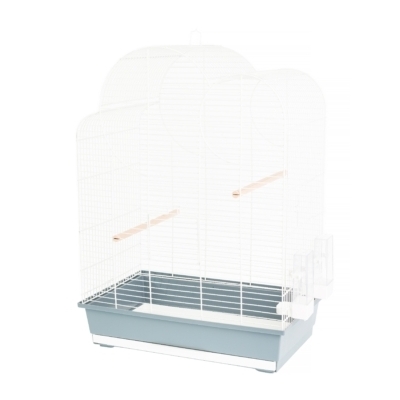 Klatka Inter Zoo dla Papugi Nimfy Elisa 540x340x750mm popiel