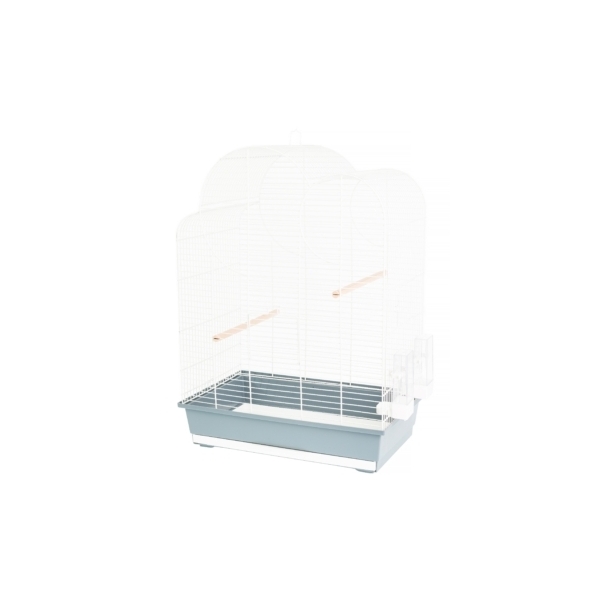 Klatka Inter Zoo dla Papugi Nimfy Elisa 540x340x750mm popiel