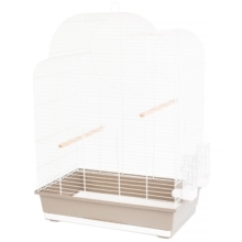 Klatka Inter Zoo dla Papugi Nimfy Elisa 540x340x750mm popiel