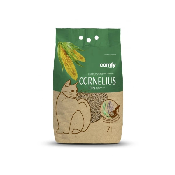 COMFY Cornelius Żwirek kukurydziany zbrylający ziołowy 7 