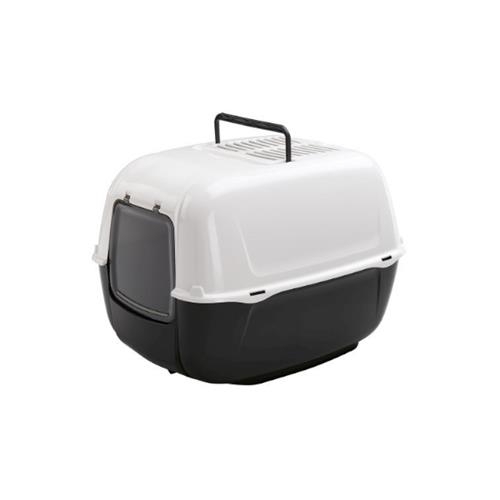 FERPLAST Prima - toaleta dla kota czarna 39,5x52,5x38cm