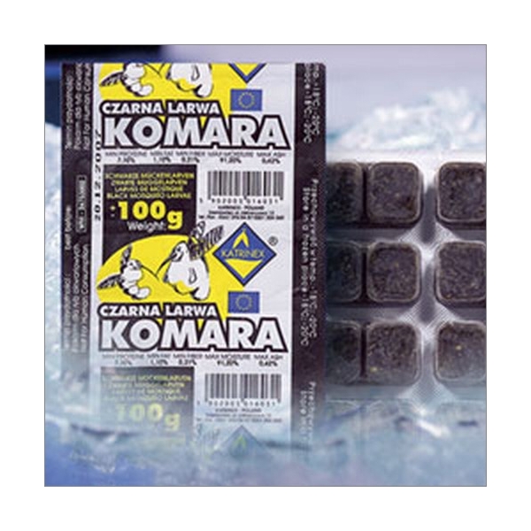 Katrinex CZARNA LARWA KOMARA [100g] - pokarm mrożony