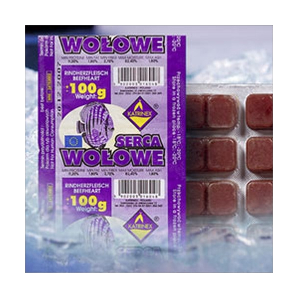 Katrinex SERCA WOŁOWE [100g] - pokarm mrożony