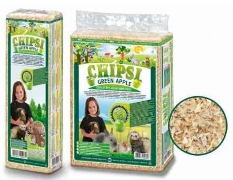CAT'S BEST Trociny Chipsi Green Apple  60l 3.2kg