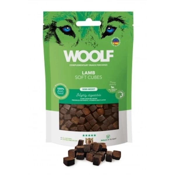 Woolf Soft Cubes Monoprotein Lamb 100g