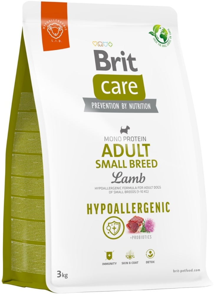 Karma sucha dla psa Brit Care Dog Hypoallergenic Adult Small Lamb 7kg