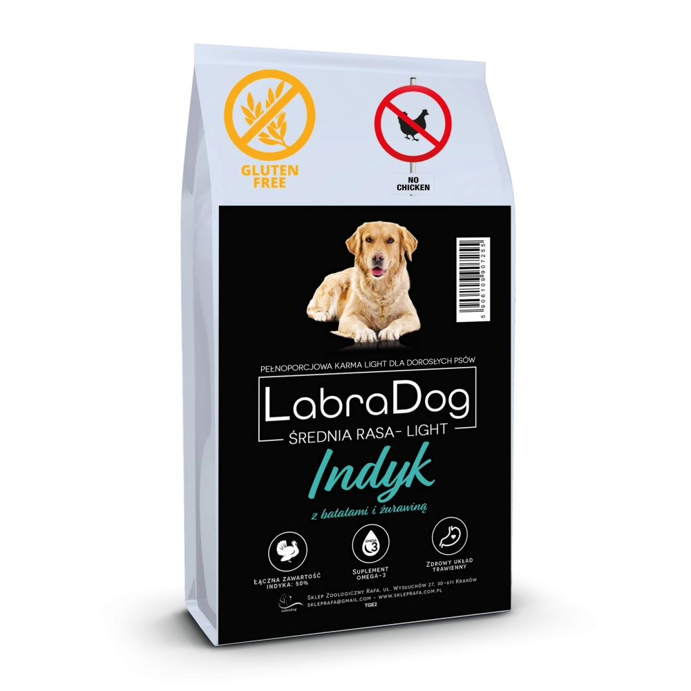 Karma sucha dla psa dorosłego ras średnich ze skłonności