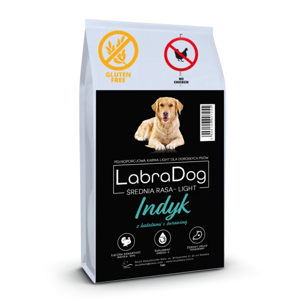 Karma sucha dla psa dorosłego ras średnich ze skłonności