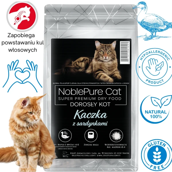 NoblePure Cat karma sucha dla kota dorosłego sterylizowaneg