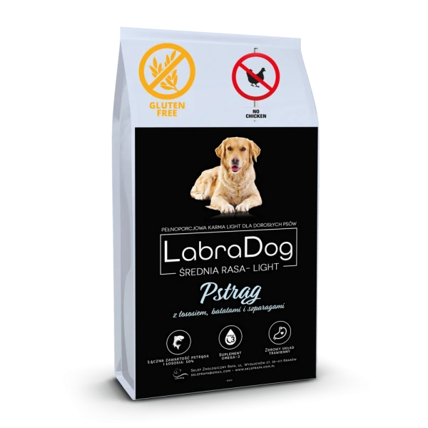 Karma sucha dla psa dorosłego rasy średniej ze skłonnośc