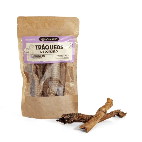 Wild Balance Przysmak dla psa Tchawice jagnięce (dorosły) 