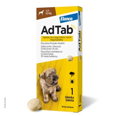 ELANCO AdTab Dog 56,25mg x 1tabl