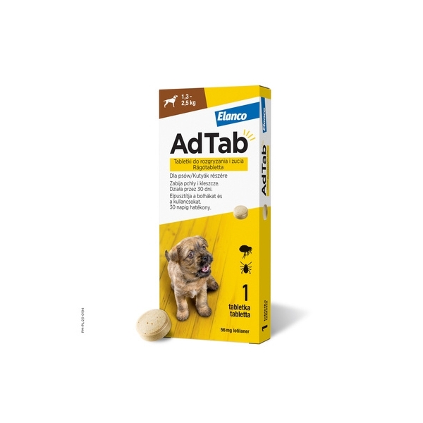 ELANCO AdTab Dog 56,25mg x 1tabl