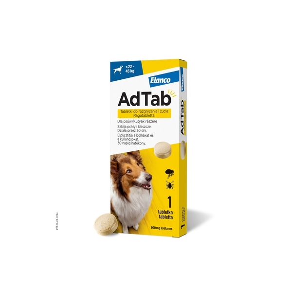 ELANCO AdTab Dog 900mg x 1tabl