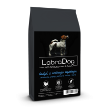 Karma sucha dla psa dorosłego rasy małej SFE LabraDog Superfood Premium Indyk z wolnego wybiegu z pietruszką, papają, pokrzywą, cukinią i dynią