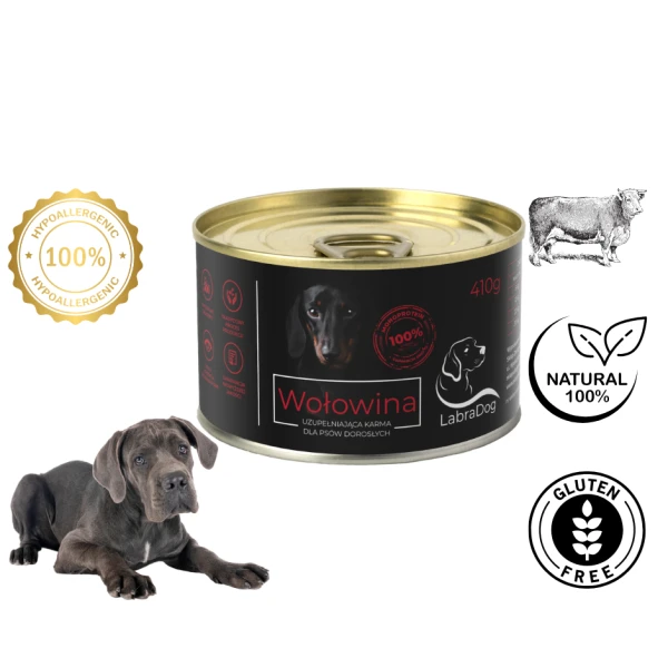Karma mokra Monobiałkowa dla psa LabraDog Superfood Premium