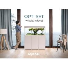 Aquael Opti Set 240 Biały z oświetleniem 2.0