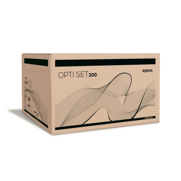 Aquael Opti Set 200  czarny z oświetleniem