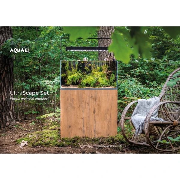 Aquael  zstaw akwarystyczny ULTRASCAPE 90 SNOW SET
