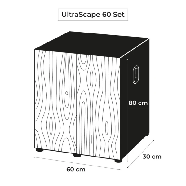 Aquael szafka ULTRASCAPE 60 FOREST SET