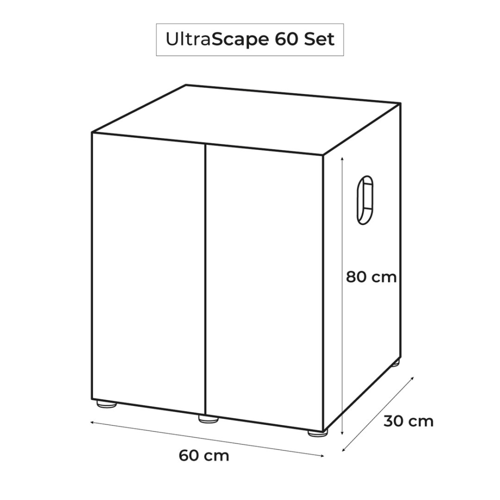 Aquael szafka ULTRASCAPE 60 SNOW SET