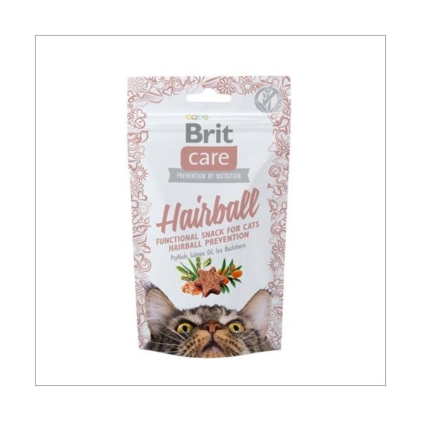 Przysmaki dla kota Brit Care Cat Snack Hairball 50g