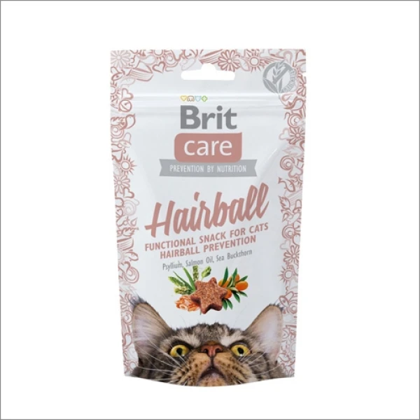 Przysmaki dla kota Brit Care Cat Snack Hairball 50g