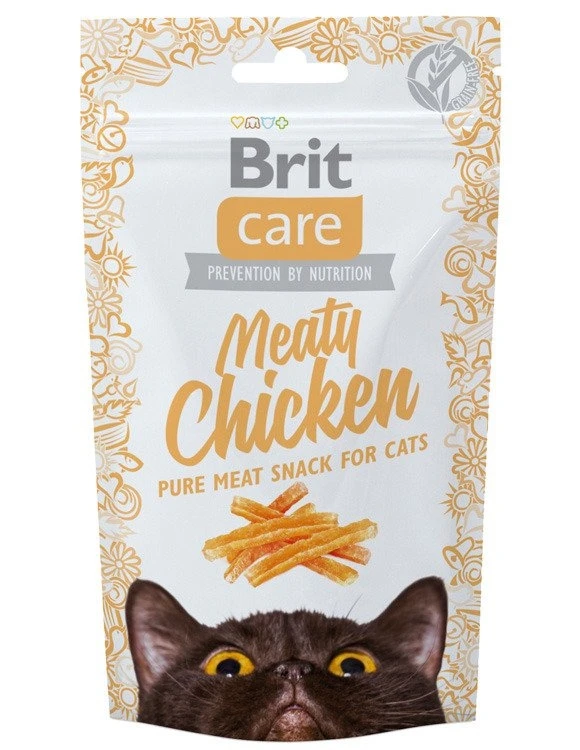 Przysmaki dla kota Brit Care Cat Snack Meaty Chicken 50g