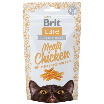 Przysmaki dla kota Brit Care Cat Snack Meaty Chicken 50g