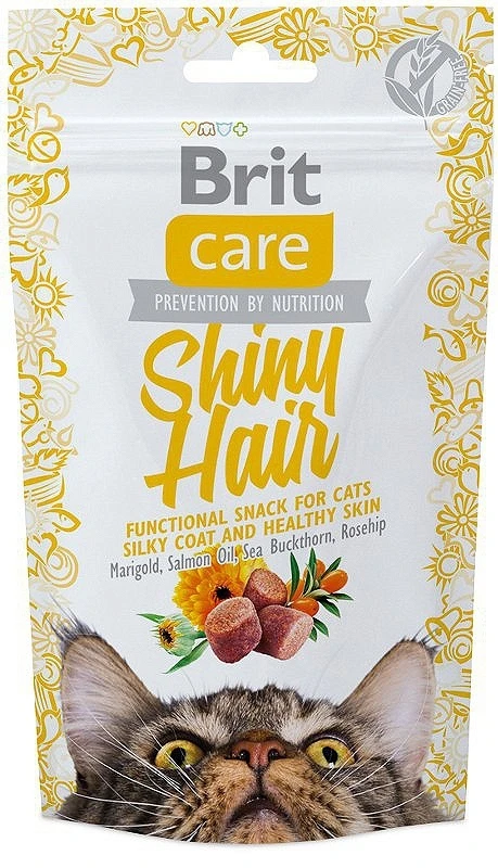 Przysmaki dla kota Brit Care Cat Snack Shiny Hair 50g