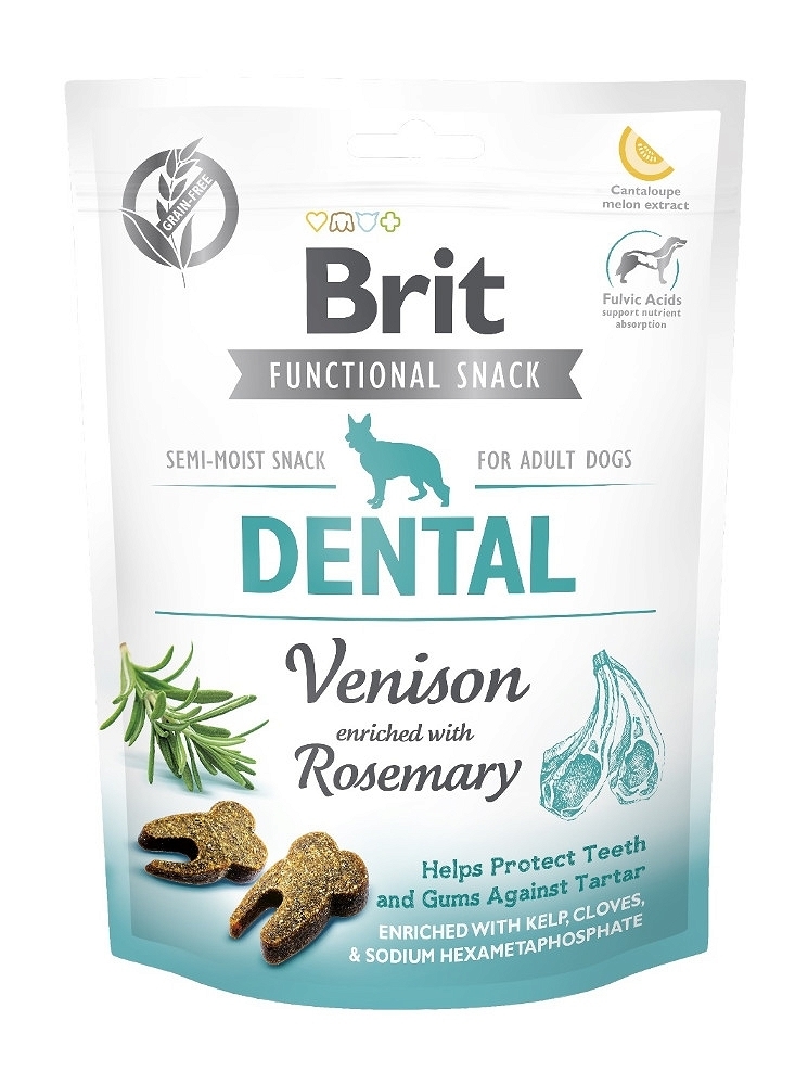 Przysmak dla psów Brit Care Dog Functional Snack Dental Venision 150g