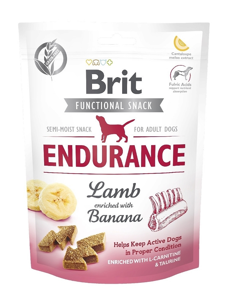 Przysmak dla psów Brit Care Dog Functional Snack Endurance Lamb 150g