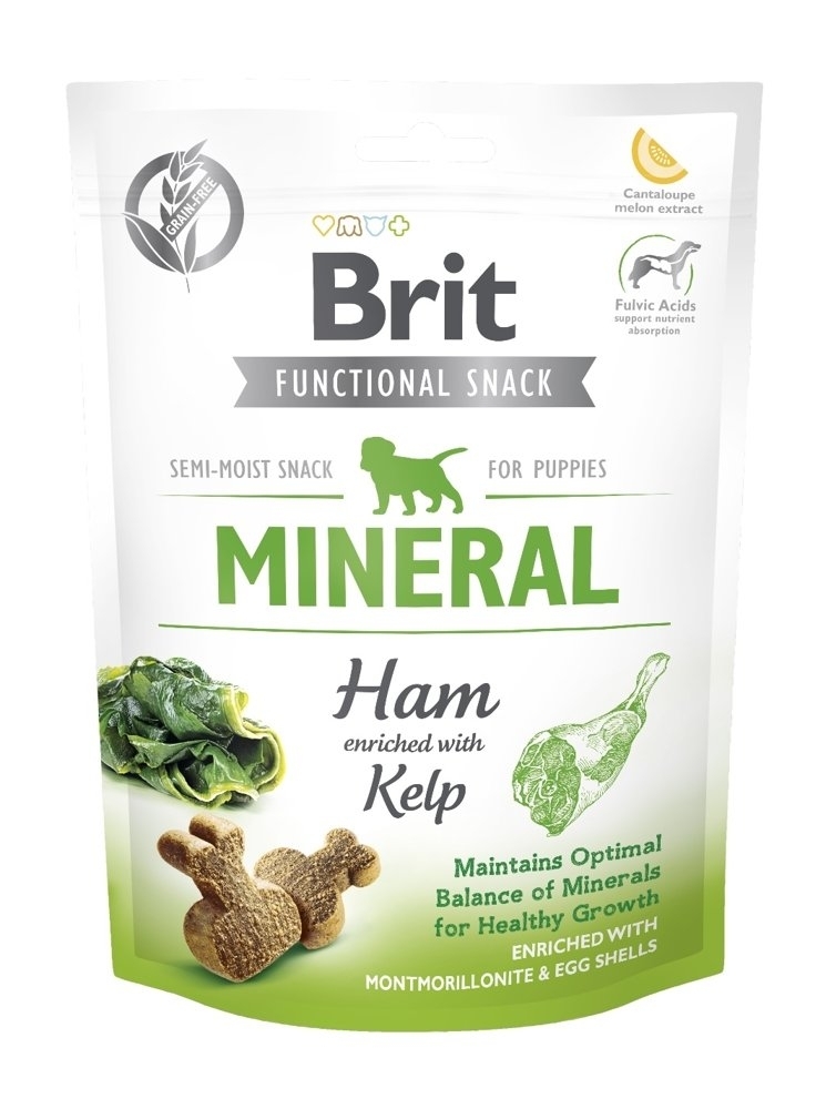 Przysmak dla psów Brit Care Dog Functional Snack Mineral Ham Puppy 150g