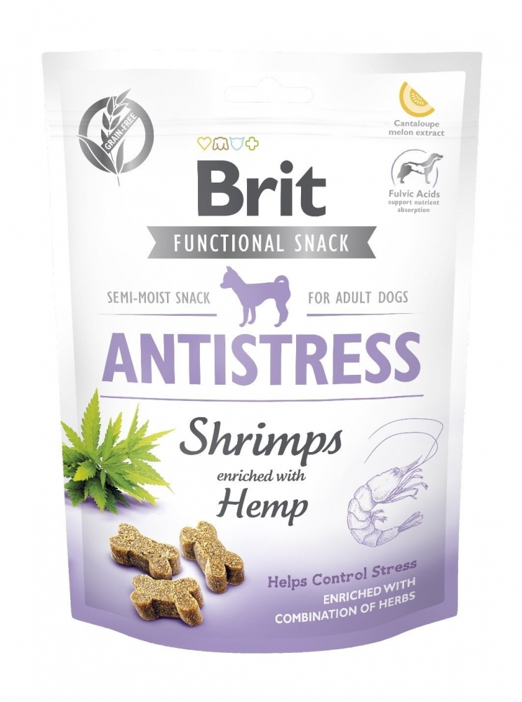 Przysmak dla psów Brit Care Dog Functional Snack Shrimp Antistress 150g