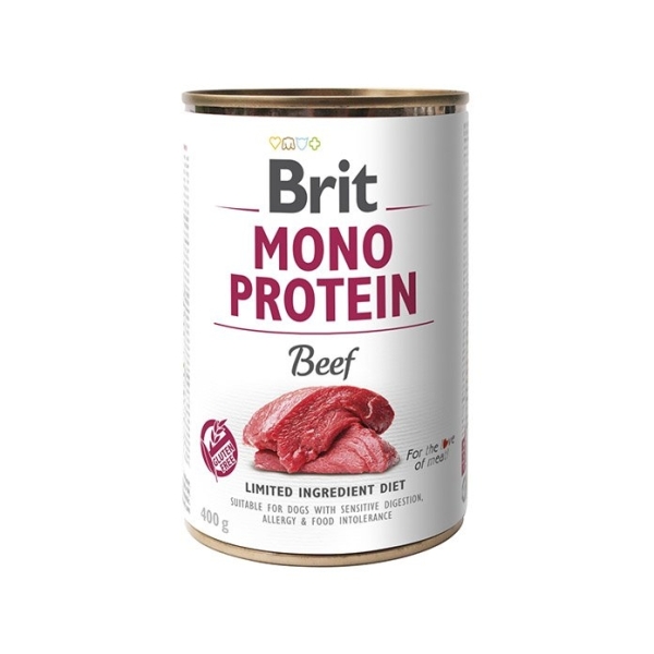 Karma mokra dla psa Brit Mono Protein Beef Wołowina 400g pu