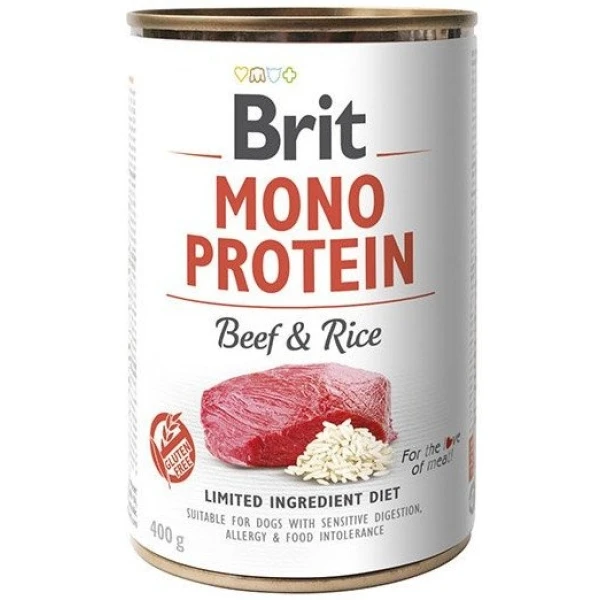 Karma mokra dla psa Brit Mono Protein Beef&Rice Wołowina&Ry