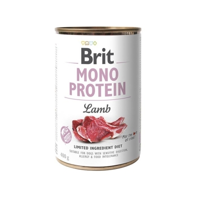 Karma mokra dla psa Brit Mono Protein Lamb Jagnięcina 400g puszka