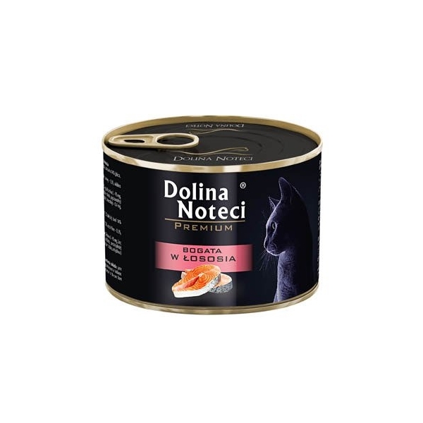 Karma mokra dla kota Dolina Noteci Premium Bogata w Łososia