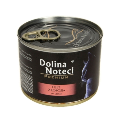 Karma mokra dla kota Dolina Noteci Premium Filet z Łososia 185g
